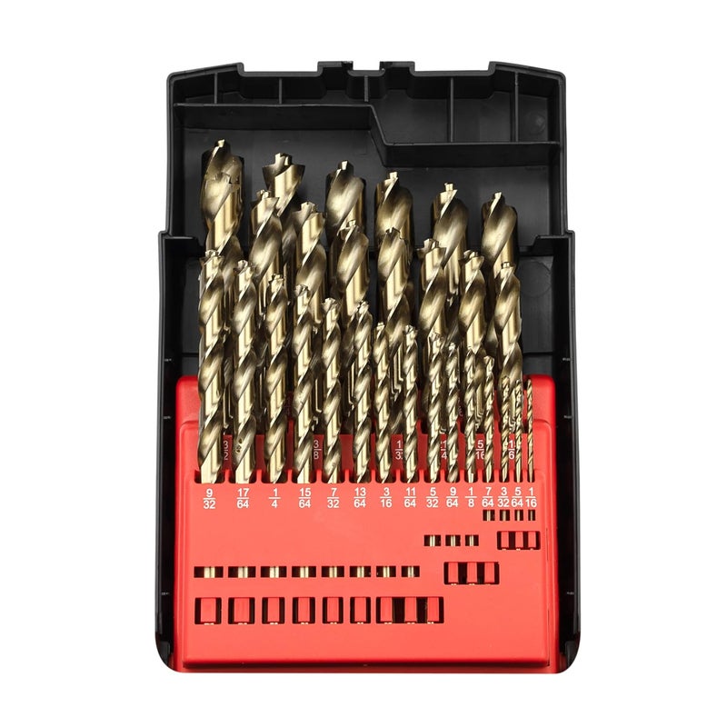 Sabre Tools 29-Piece Cobalt Drill Bit Set Heavy-Duty Drill Bits for Steel, Hard Metal, Cast Iron (29pcs) - Image 5